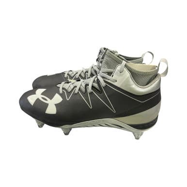 Under Armour Adult FB Cleats Grey Senior 12.5 11859-S000031149