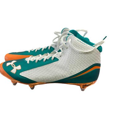 Under Armour Adult FB Cleats White Senior 15 11859-S000031128