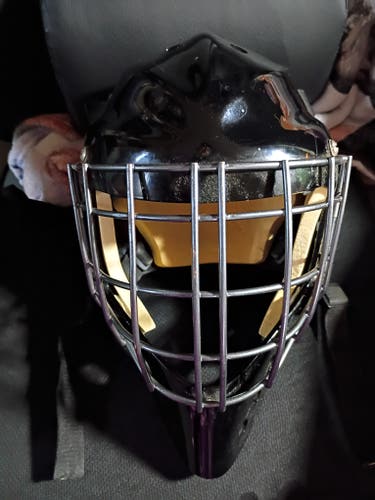 NXi Black Phantom Senior Ice Hockey Goalie Mask