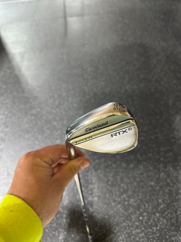 2021 Cleveland Cleveland RTX 6 ZipCore Tour Satin Left Hand Wedge Stiff Flex 56 Degree Steel Shaft (