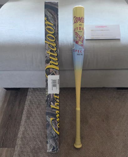 2026 Combat MFG Spec A1 Alloy BBCOR Certified Bat (-3) 29 oz 32" (New)