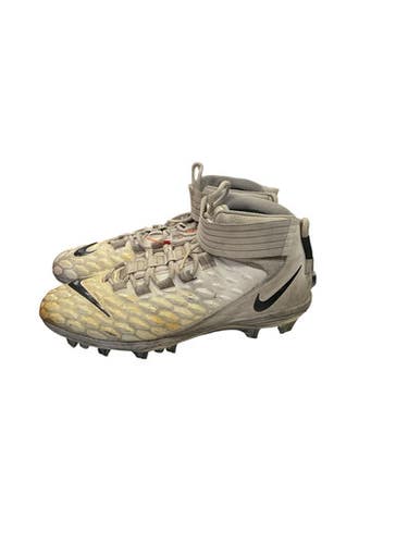Used Nike Adult FB Cleats White Senior 11.5 11859-S000031105