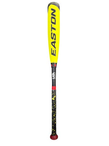 Used Easton YBB23ADV10 BB/SB USA 2 5/8 Bat Black And Yellow 28" 11835-S000208512