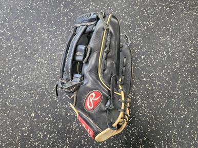 Used Rawlings GG ELITE BB/SB Glove RH Throw Black 12 3/4" 11849-S000040285