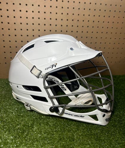 Cascade CPV-R White Youth Lacrosse Helmet CPVR