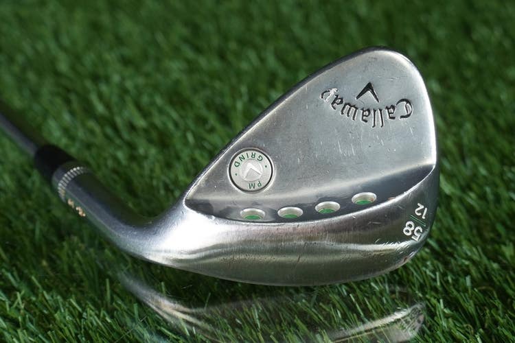 Callaway PM Grind 58 12 Lob Wedge KBS Hi-Rev 2.0 Wedge Flex Steel 35.75" RH