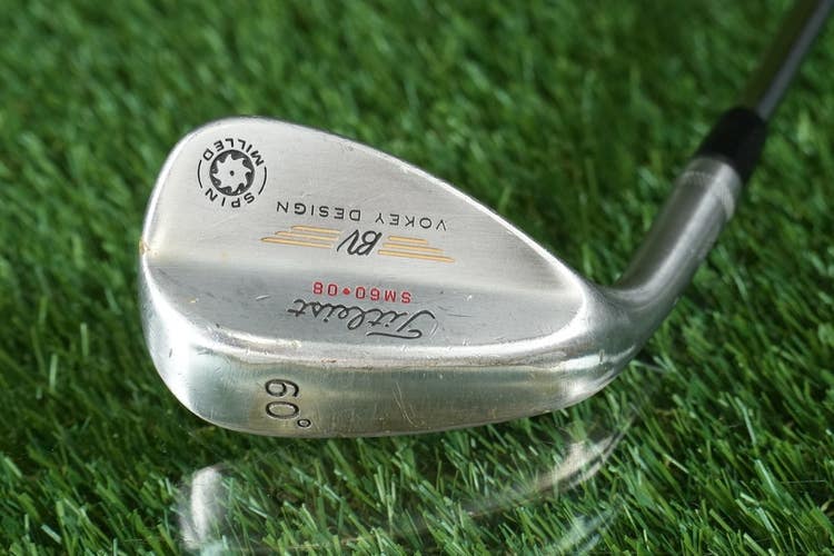 Titleist SM60 08 60 08 Lob Wedge BV Vokey Design Wedge Flex Steel Shaft LH
