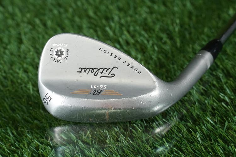 Titleist SM4 56 11 Sand Wedge BV Vokey Design Wedge Flex Steel Shaft 36" LH