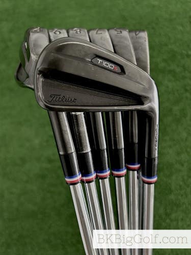 Titleist T100s 21 Limited Edition Black Forged Iron Set 4-P