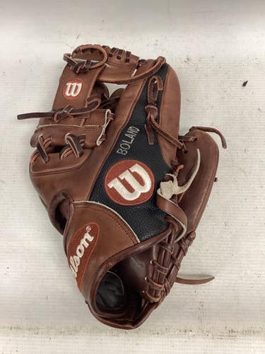 Used Wilson A200 1786 PRO STOCK BB/SB Glove RH Throw Chocolate 11 1/2" 11851-S000047131