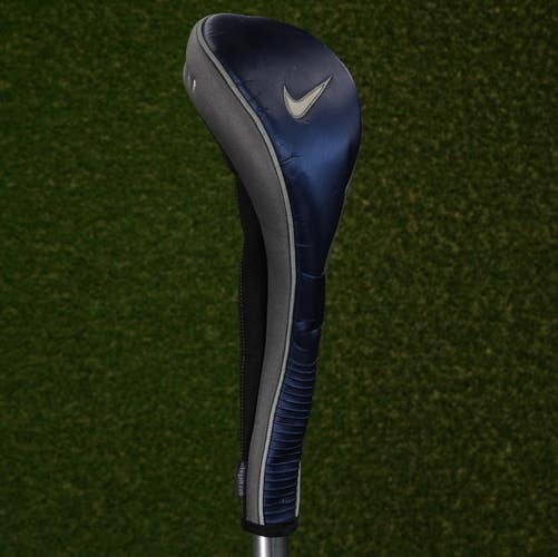 Nike Golf Vintage Small Head Driver Headcover Blue/Black Zippered Closure