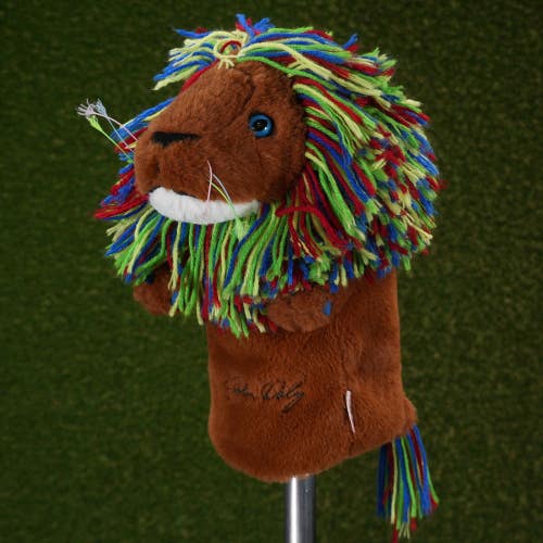 Daphnes Headcovers John Daly Lion Driver Headcover Brown / Multicolor Hair Mane