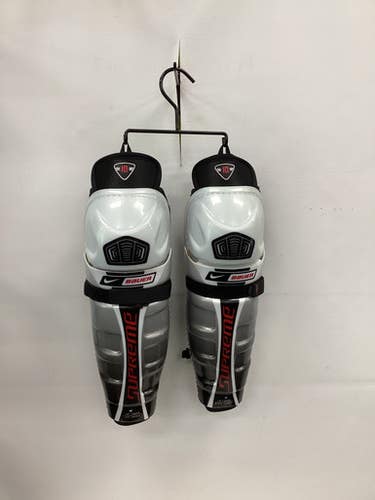 Used Bauer SUPREME 10 Senior Shin Guards None 14" 11851-S000047087