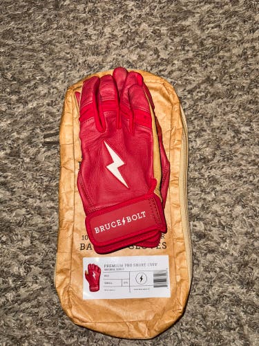Bruce Bolt Batting Gloves Size Small