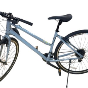 EVO Grand Rapid Step Thru Hybrid Bike Grey Large