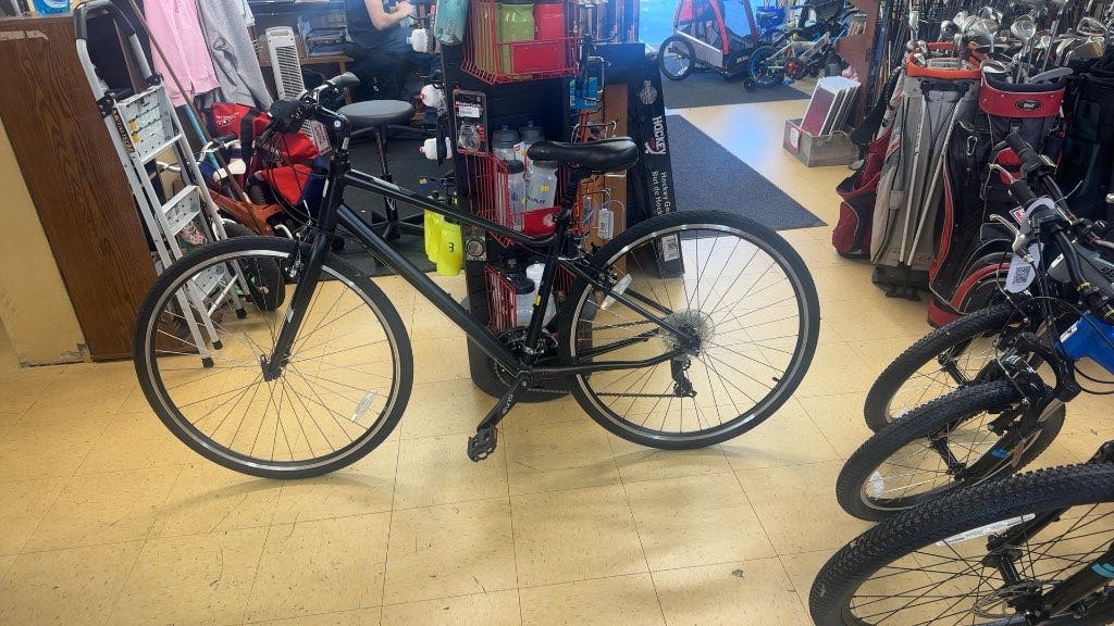 Louis Garneau 700C Hybrid Bike - black | SidelineSwap | Buy and