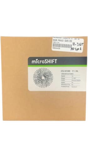 microSHIFT Cassette CS-H100 10-Speed 11-36T New in Box