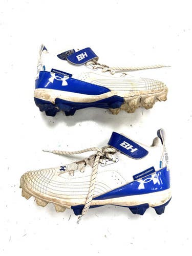 Used Under Armour BRYCE HARPER BB/SB Cleats White Junior 05.5 11860-S000309603