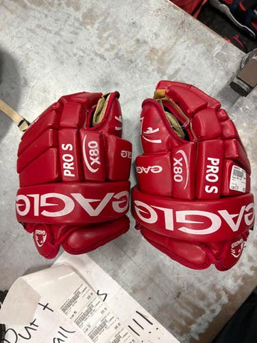 Used Eagle PRO S X80 Senior Gloves Red 15" 11337-S000487573