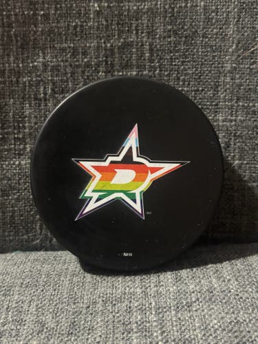 Dallas Stars NHL Pride Night Hockey Puck New