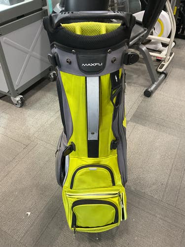 Used Maxfli 14 WAY STAND BAG Mens Stand Bag Neon Green 11614-S000237181
