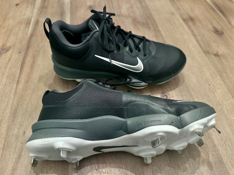 Black Men's Size M 10.5 Nike Force Zoom Trout 9 Pro Metal (Used