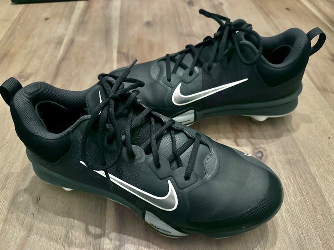 Black Men's Size M 10.5 Nike Force Zoom Trout 9 Pro Metal (Used)