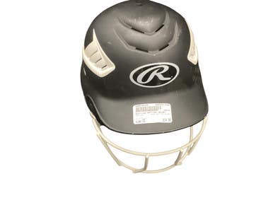Used Rawlings BATTING HELMET Batting Helmet No Mask Black One Size 11846-S000105229