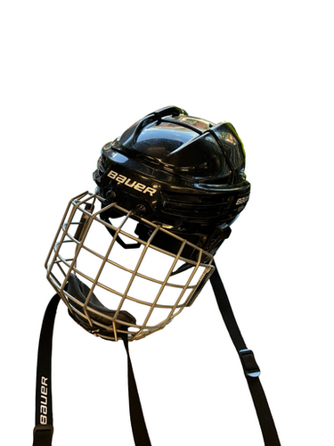 Used Bauer REAKT 55  SM Helmet Cage Combo Black SM 11682-S000133089