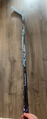 Brand new Custom Silver Senior Bauer Pulse Left Hand Hockey Stick P88 77 Flex (New)