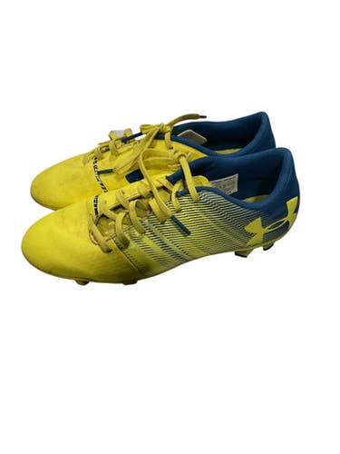 Used Under Armour Soccer Cleats Yellow Junior 04 11847-S000035732