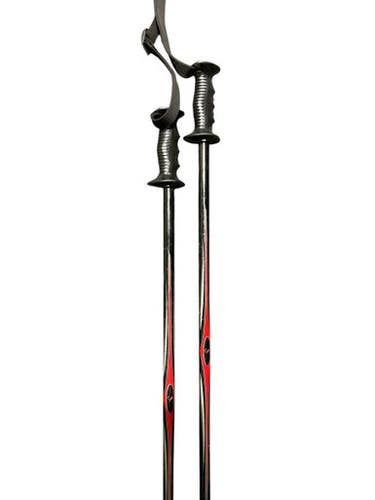 Used Rossignol TEAM SERIES Mens DH Ski Pole Black 115 cm / 46 in 11847-S000035722