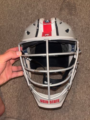 2023 Ohio State Lacrosse Schutt Rival Helmet (Used)