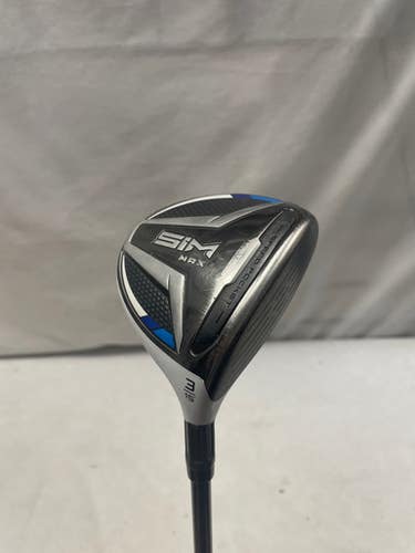Used Taylormade SIM MAX Mens Fairway Wood RH 3 Wood 11490-S000273617