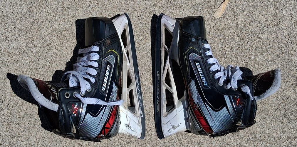 Bauer Vapor 2X Pro Hockey Goalie Skates Regular Width 6.5 (Used)
