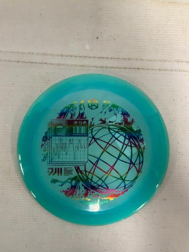 Used Discmania DD3 C-LINE GLOW Disc Golf Driver Teal 11823-S000039402