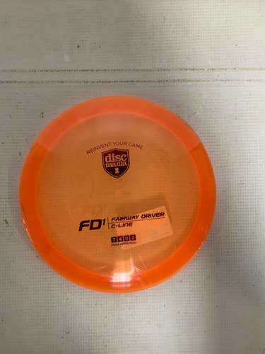 Used Discmania FD1 C LINE Disc Golf Driver Orange 175g 11823-S000039407