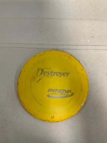 Used Innova PRO DESTROYER Disc Golf Driver Yellow 11823-S000039372