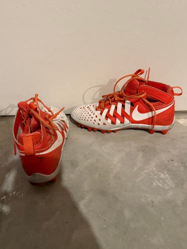 Orange Men's Size M 11.0 (W 12.0) Adult Nike Mid Top (Used)