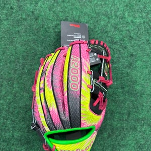Pink Wilson A2000 1786 "Party Animals" RH Infield Baseball Glove 11.5" (New)