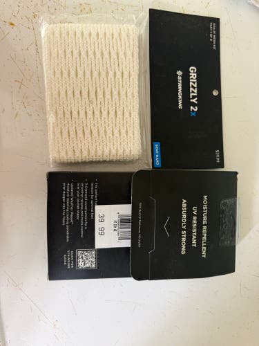 STX ECLIPSE 11 D Mesh & Grizzly 2x 12 Diamond GOALIE mesh