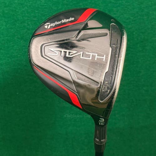 TaylorMade Stealth 15 Fairway Wood 3 Fujikura Ventus Red FW 6-S Stiff
