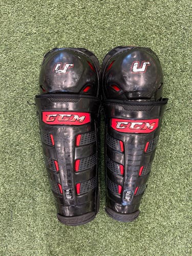 14" Senior CCM U+ Shin Pads