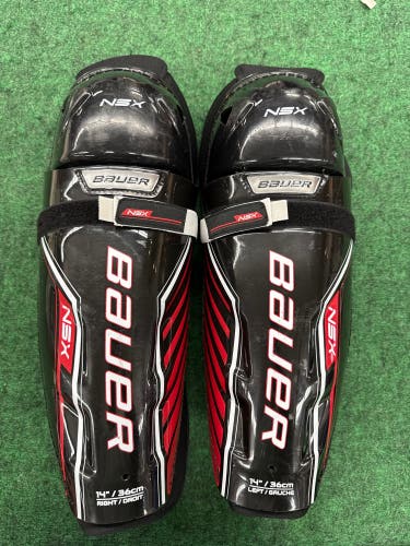Senior Bauer NSX Shin Pads 14" (Used)