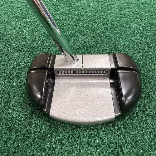 Never Compromise ZI Omega Center Shafted Mid-Mallet Putter MRH Steel Shaft