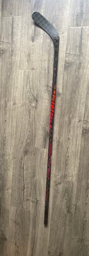 Custom Red Senior Bauer Pulse Left Hand Hockey Stick P88 77 Flex (Used)