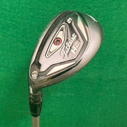 LH Titleist 816 H2 21 Hybrid Mitsubishi Rayon Diamana D+ 100 HY Stiff *Dent*