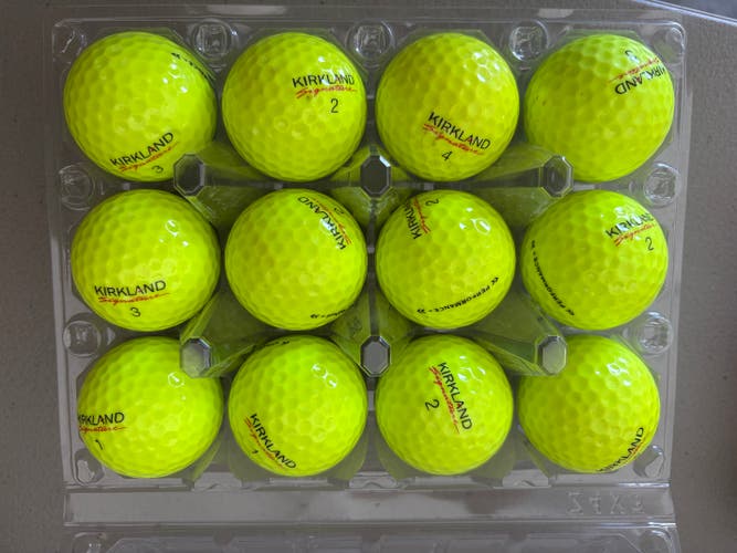 KIRKLAND PERFORMANCE + COLOR - AAAAA (5A) golf balls - 24 Pack - FREE SHIPPING