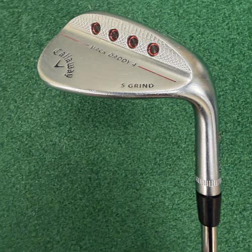 Callaway Mack Daddy 4 Chrome Wedge Gap GW 52 Steel Stiff Right 35.5in