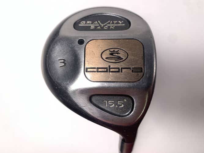 Cobra Gravity Back 3 Fairway Wood 15.5* Airweight Regular Graphite Mens RH